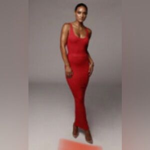 JLUXLABEL RED MAXINE MAXI SKIRT